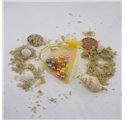 Saco 7x9cm organza Sun Yellow