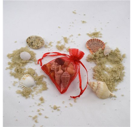 Saco organza 7x9cm Infinite Red