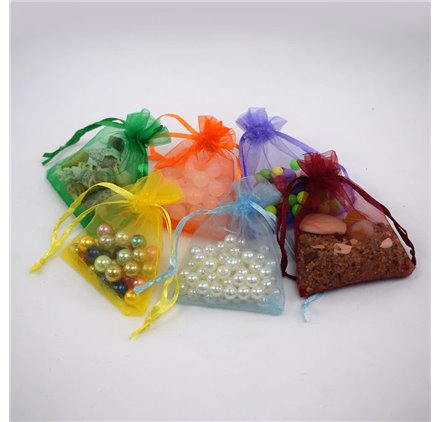 Sacchetto organza Amazon Green 7x9cm