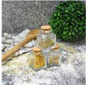 Frasco de vidro Quadradito 40ml com rolha de cortiça