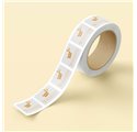 Etichette di Pasqua Day Easter Wishes 40x40mm