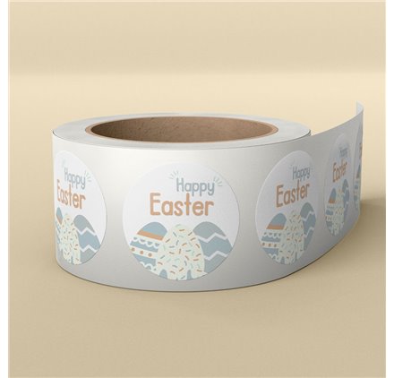 Etichetta Pasqua Easter Elegance 40x40mm