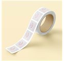 Etichette di Pasqua Day Bunny Bliss 40x40mm