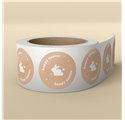 Etichette di Pasqua Day Fluffy Tails 50x40mm