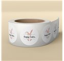 Etichette di Pasqua Day Bunny Tail 50x40mm
