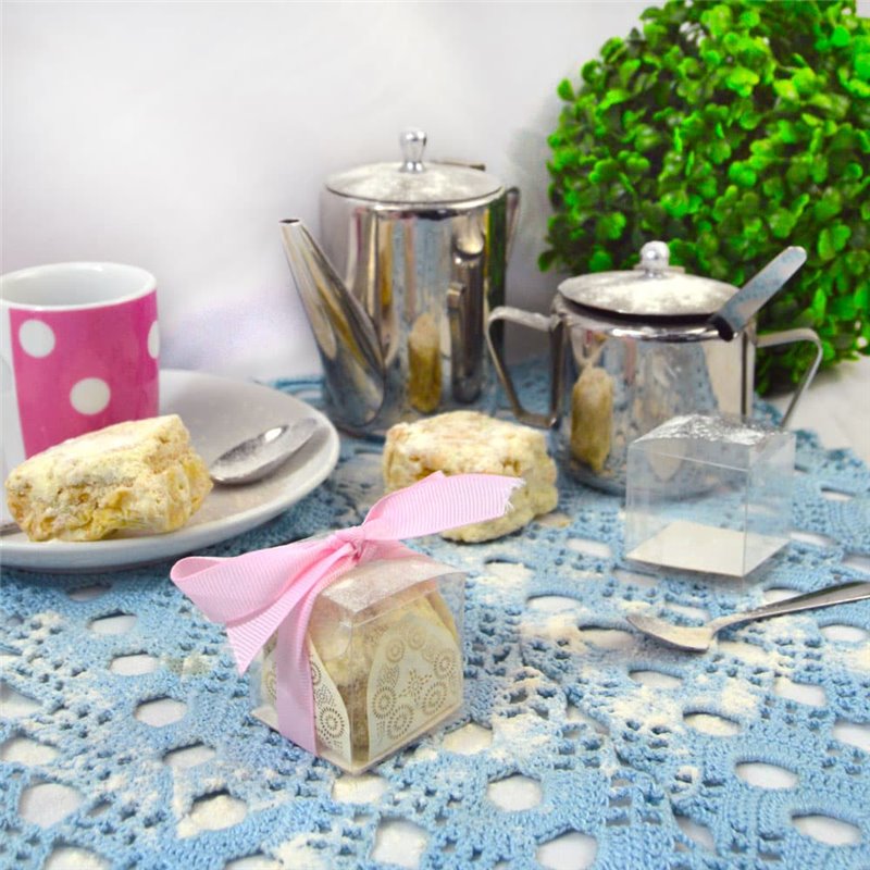 Caixa transparente cubo 40x40x40mm