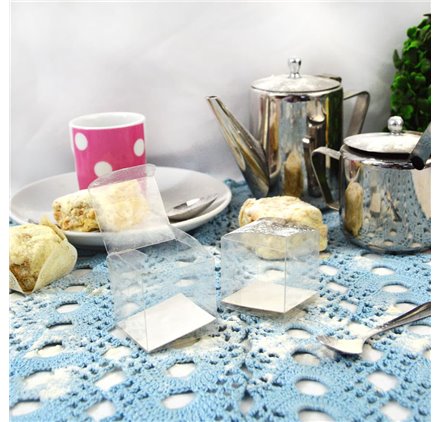 Scatola Cubo Trasparente 40x40x40mm per Dolci