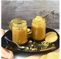 Frasco in vetro EuropaRise 240ml con Coperchio Dorato