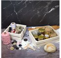 Caixa de Madeira Rebelde Artisan 167x167x75mm