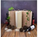 Caixa de Madeira para 2 Garrafas Rebelde Wood 185x100x345mm