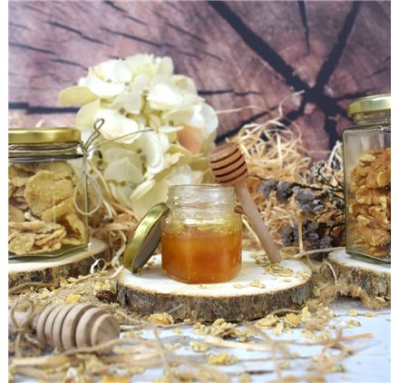 Barattolo di vetro esagonale 45ml