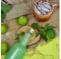 Garrafa de vidro para licores plutão 500ml