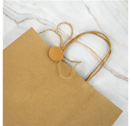 Etichetta Kraft Premium 30x30mm