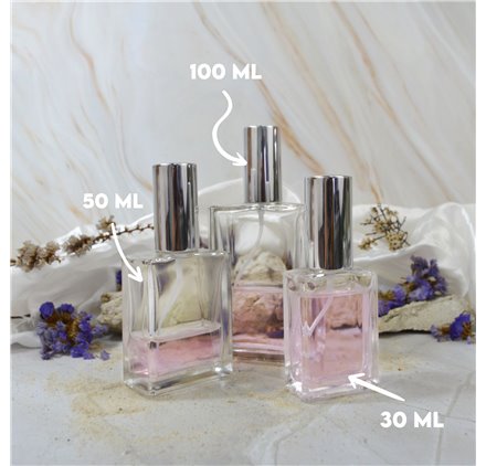 Vasetto in vetro per profumo 100ml