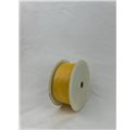 Rolo de Fita tafetá amarela torrada 40mm 25m