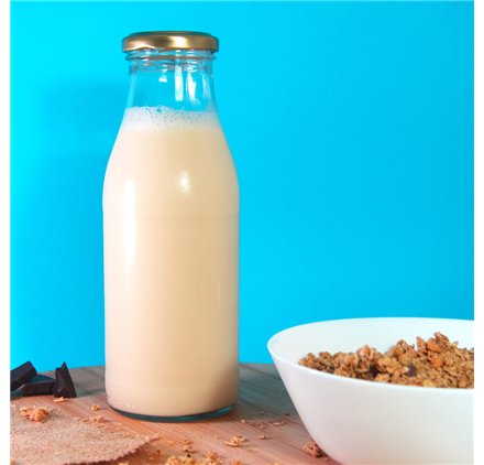 Garrafa para Sumo 750ml (75cl) com Tampa Dourada