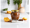 Frasco de vidro Orcio Heritage 100ml com tampa dourada