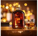 Garrafa Quimera 200ml 20cl com Tampa Dourada