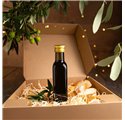 Bottiglia di vetro Orquidea scura 100ml con Tappo Dorato