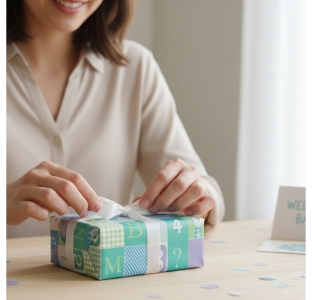 Papel de Embrulho Bebé Bichinhos – 70cm