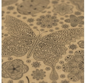 Carta da Regalo Farfalle e Charms 62cm x 90m