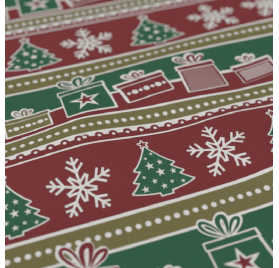 Papel de Embrulho Faixas de Natal 62cm x 90m