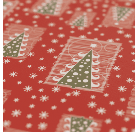 Papel de Natal Shiny Tree 62cmx90m