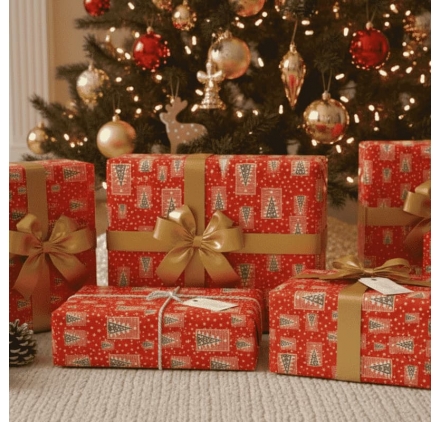 Papel de Natal Shiny Tree 62cmx90m