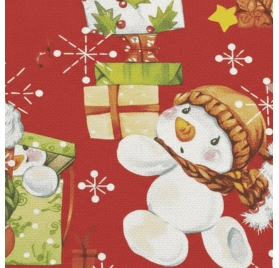 Papel de Embrulho Bonequinhos Encantados 62cm x 90m