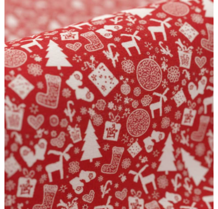 Papel de Embrulho mix natal II 62cmx90m