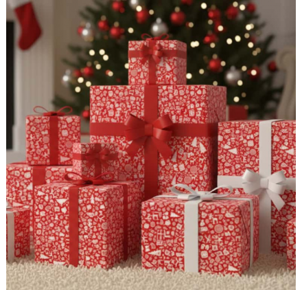 Papel de Embrulho mix natal II 62cmx90m
