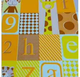 Papel de Embrulho Bebé Bichos – 70cm