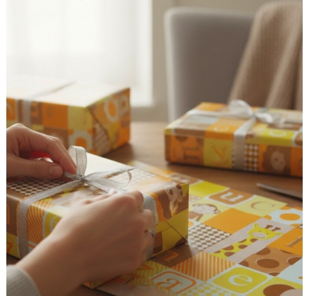 Papel de Embrulho Bebé Bichos – 70cm