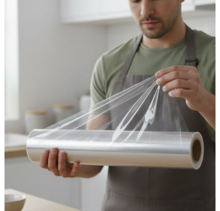 Cellophane Trasparente in Rotolo – 70cm x 50m