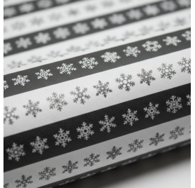 Papel de Embrulho 70cm Yuletide Stripes