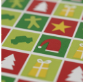 Papel de Embrulho 70cm Festive Patchwork