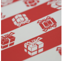Carta da Regalo 70cm Red Stripe Gift