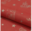 Papel de Embrulho 70cm Christmas Bells