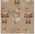 Papel de Embrulho Santa's Mirthful