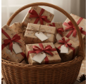 Papel de Embrulho 70cm Santa's Mirthful