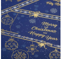 Papel de Embrulho Midnight Blue Festivities