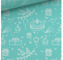 Papel de Embrulho 70cm Mint Jubilee