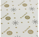 Carta da Regalo 70cm Golden Snowflake