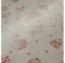 Papel de Embrulho 70cm Gingerbread Glee