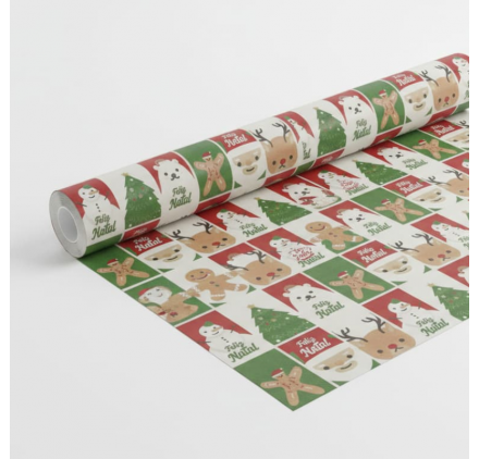 Carta da Regalo 70cm Christmas Patchwork
