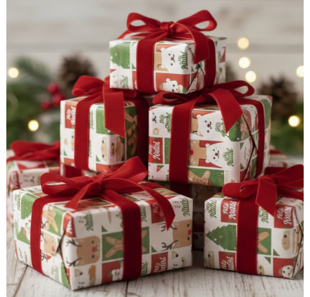 Carta da Regalo 70cm Christmas Patchwork