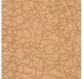 Papel de Embrulho 70cm Taupe Tangle