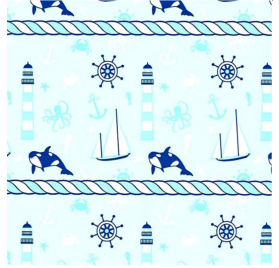 Papel de Embrulho 70cm Ocean Wonders