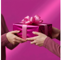 Papel de Embrulho 70cm Burgundy Bliss 