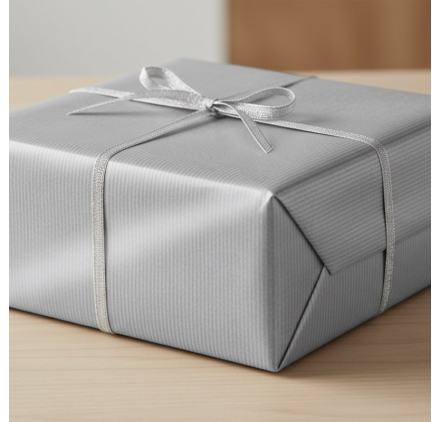 Papel de Embrulho 70cm Verjurado Misty Taupe